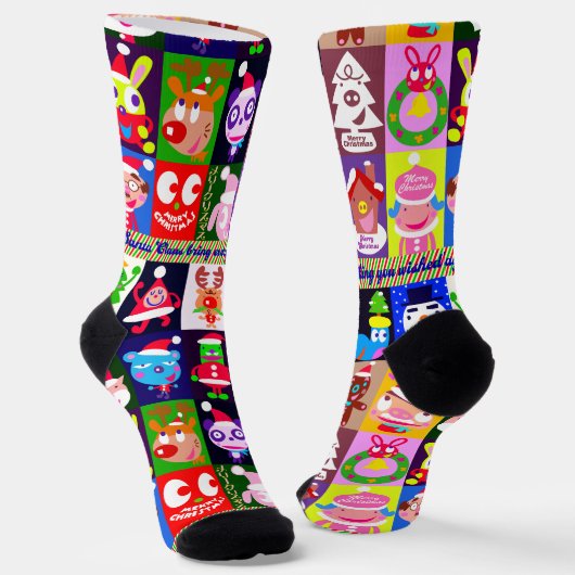 Happy happy holidays!! sokken (Gebogen)