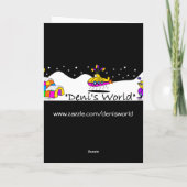 HAPPY, HAPPY, PEACEFUL BIRTHDAY! KAART (Achterkant)