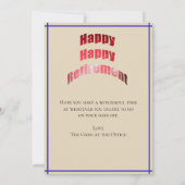 Happy Happy Retirement om het even welke naamgebed Kaart (Achterkant)