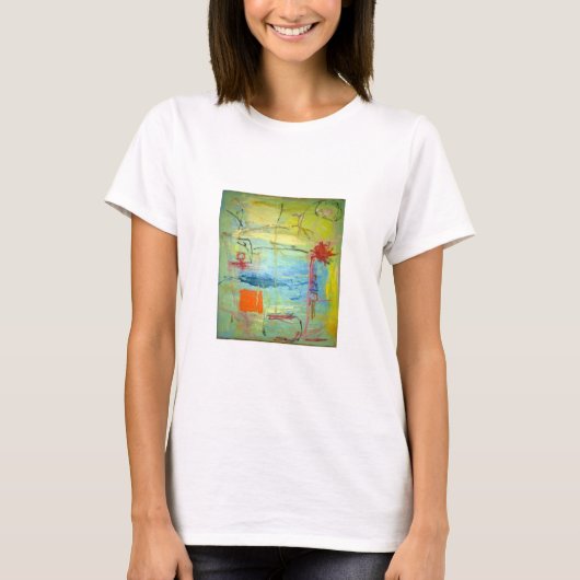 Happy Happy Sad Face Abstract Hankamer Artjunkhaus T-shirt (Voorkant)