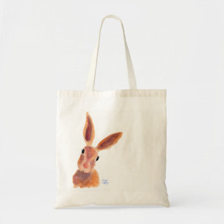 Happy Hare ' Jim Jam' van Shirley MacArthur Tote Bag