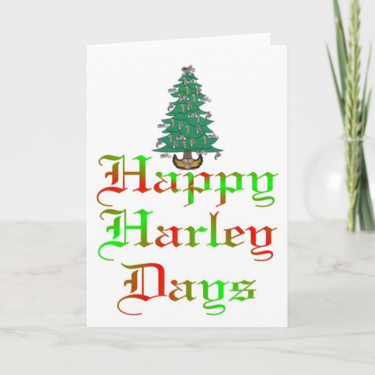 Happy Harley Days Kaart (Voorkant)