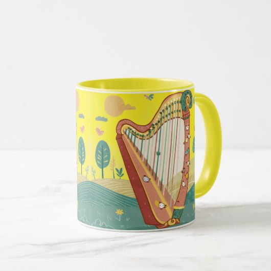 happy harp mug mok (Voorkant rechts)