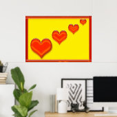 Happy harts posters (Thuiskantoor)