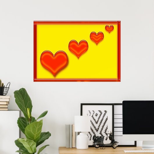Happy harts posters (Thuiskantoor)