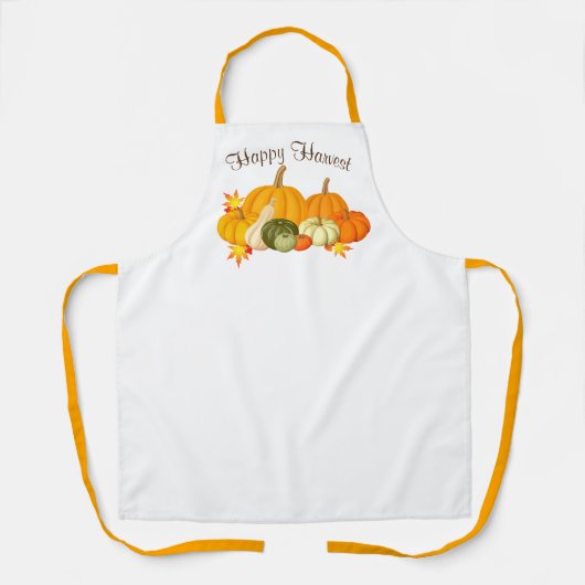 Happy Harvest Apron Schort (Voorkant)