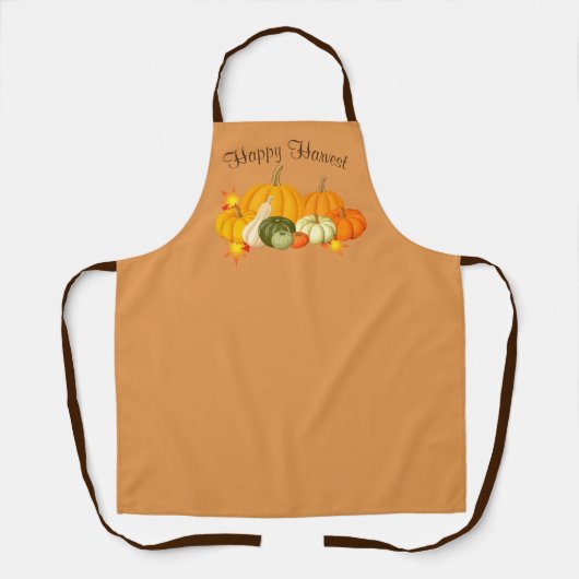 Happy Harvest Apron Schort (Voorkant)