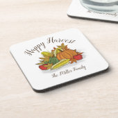 Happy Harvest Beverage Coaster Bier Onderzetter (Linkerzijde)