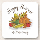 Happy Harvest Beverage Coaster Bier Onderzetter (Voorkant)