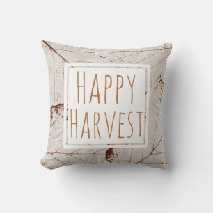 Happy Harvest Leaf Skeletons - Gepersonaliseerd Kussen