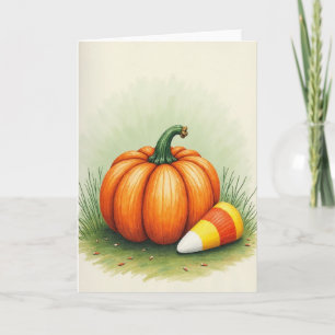 Happy Harvest Pompoenkaart Kaart