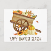 Happy Harvest Seizoen Herfst Vakantie Briefkaart (Voorkant)