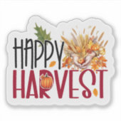 Happy Harvest Sticker (Voorkant)