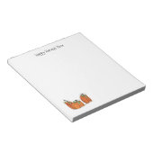 Happy Harvest Time Pumpkins Note Pad Notitieblok (Schuin)