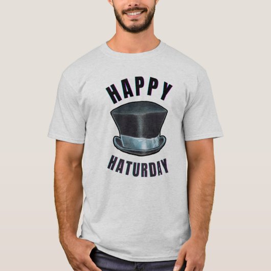 HAPPY HATURDAY T-SHIRT (Voorkant)