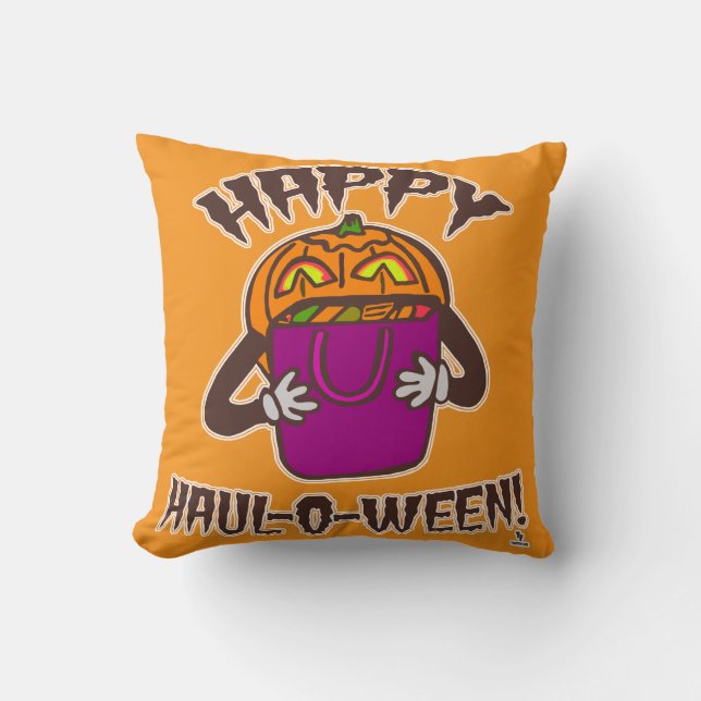 Happy Haul-o-ween Fun Love Shopping Halloween Kussen (Voorkant)
