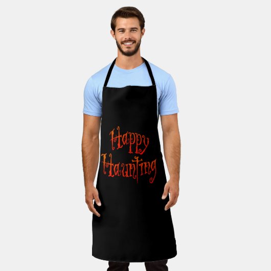 Happy Haunting All-Over Print Schort (Gedragen)