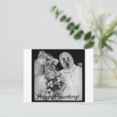 Happy Haunting Briefkaart (Staand voorkant)