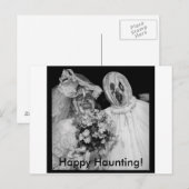Happy Haunting Briefkaart (Voorkant / Achterkant)