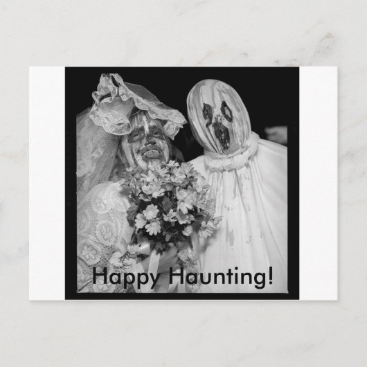 Happy Haunting Briefkaart (Voorkant)