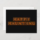 Happy Haunting Briefkaart (Voorkant / Achterkant)