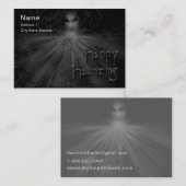 Happy Haunting Calling Card/Visitekaartje Contactkaartje (Voorkant / Achterkant)