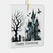 Happy Haunting Customize Keramisch Ornament (Rechts)