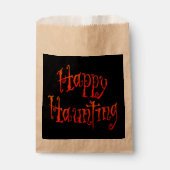 Happy Haunting Favor Bags Bedankzakje (Voorkant)