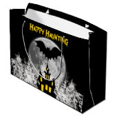 Happy Haunting Groot Cadeauzakje (Achterkant Gekanteld)