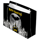 Happy Haunting Groot Cadeauzakje (Voorkant Gekanteld)