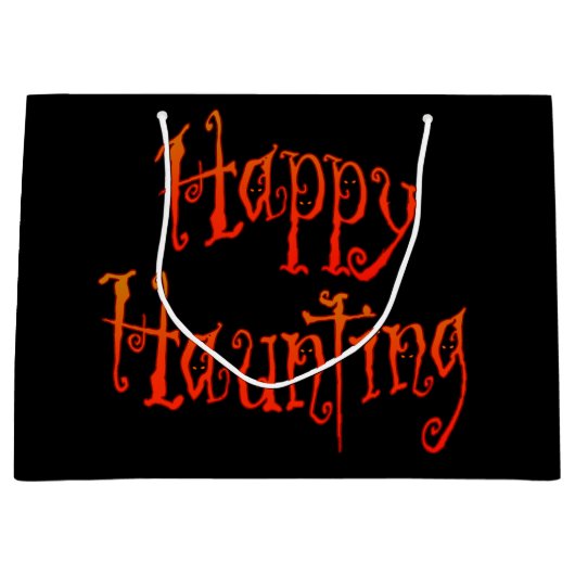 Happy Haunting Groot Cadeauzakje (Voorkant)