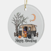 Happy Haunting | Halloween Camper | Spooky Witch Keramisch Ornament (Links)