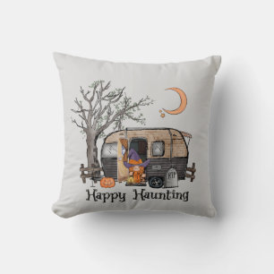 Happy Haunting Halloween Camper Spooky Witch Kussen