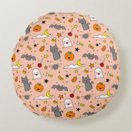 Happy Haunting Halloween Rond Kussen