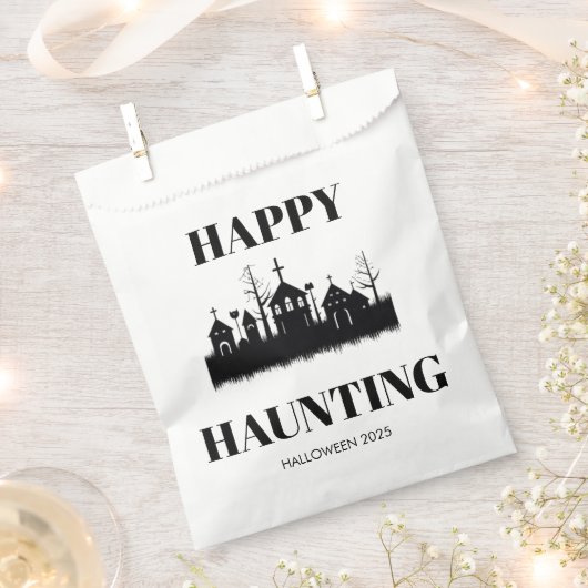 Happy Haunting | Halloween Snoep Favoriete Tassen Bedankzakje (Geknipt)