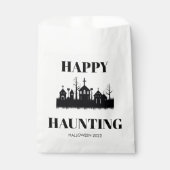 Happy Haunting | Halloween Snoep Favoriete Tassen Bedankzakje (Voorkant)