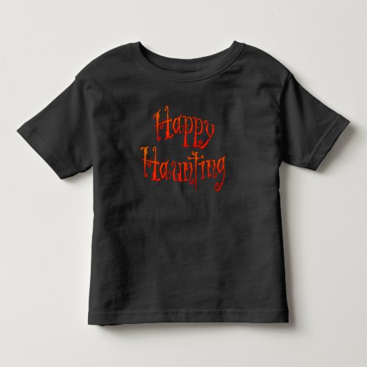 Happy Haunting Kinder Shirts (Voorkant)