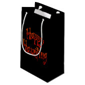 Happy Haunting Klein Cadeauzakje (Achterkant Gekanteld)