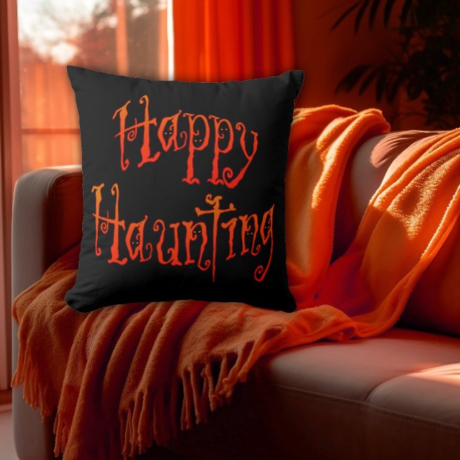 Happy Haunting Kussen (Creator heeft geüpload)
