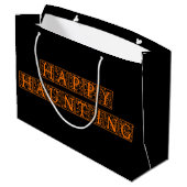 Happy Haunting Large Cadeautasje (Achterkant Gekanteld)