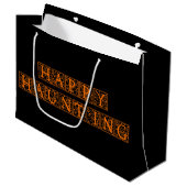 Happy Haunting Large Cadeautasje (Voorkant Gekanteld)