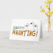 Happy Haunting-overhemden en -cadeaus Kaart (Gele Bloem)