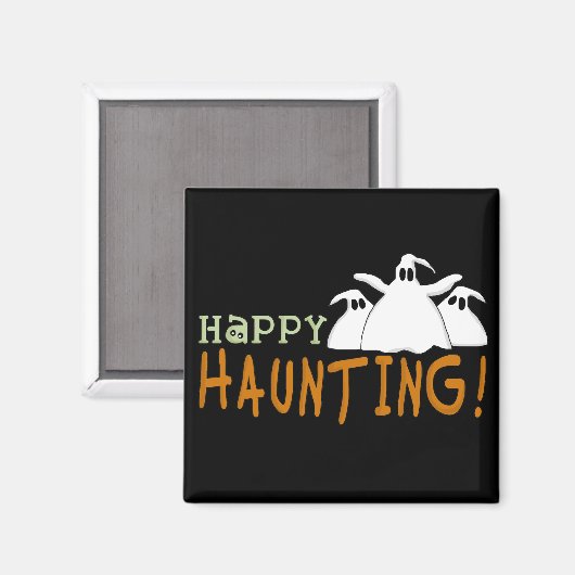 Happy Haunting-overhemden en -cadeaus Magneet (Voorkant / Achterkant)