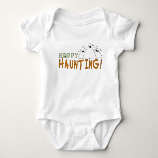 Happy Haunting-overhemden en -cadeaus Romper (Voorkant)