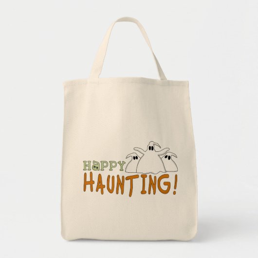 Happy Haunting-overhemden en -cadeaus Tote Bag (Voorkant)