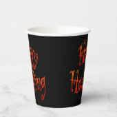 Happy Haunting Papieren Bekers (Links)