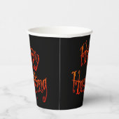 Happy Haunting Papieren Bekers (Rechts)