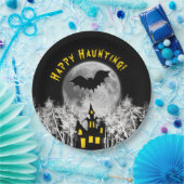 Happy Haunting Papieren Bordje (Feest)
