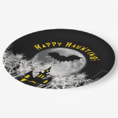 Happy Haunting Papieren Bordje (Gekanteld)