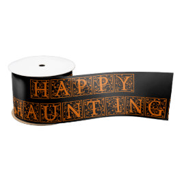 Happy Haunting Satijnen Lint